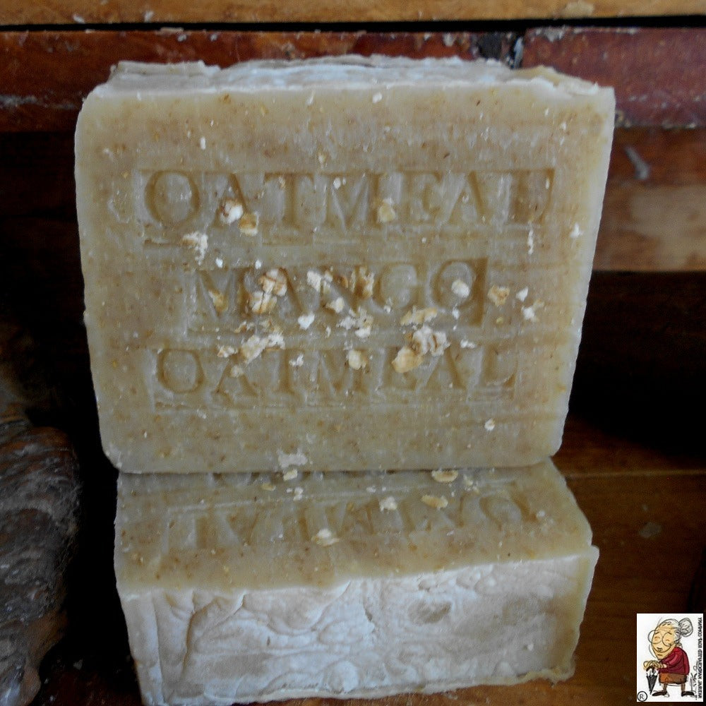 Natural Unscented Oatmeal Bar Soap for Sensitive Skin